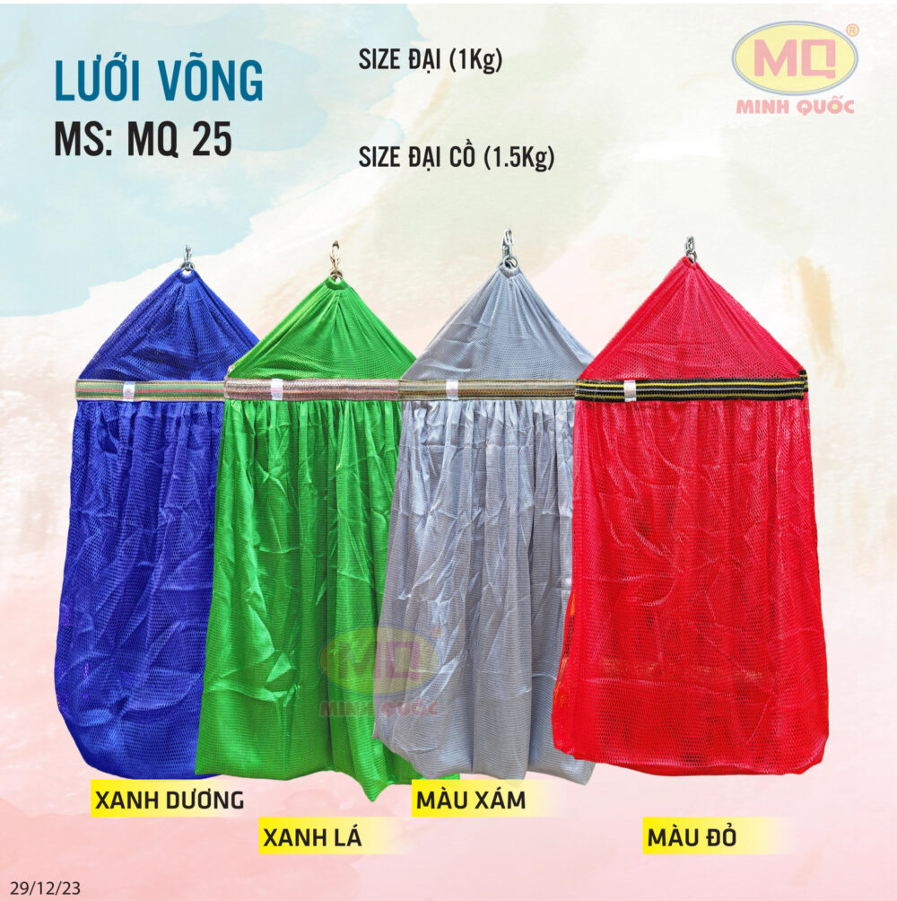 Lưới võng xếp cán thép Minh Quốc - MQ 25