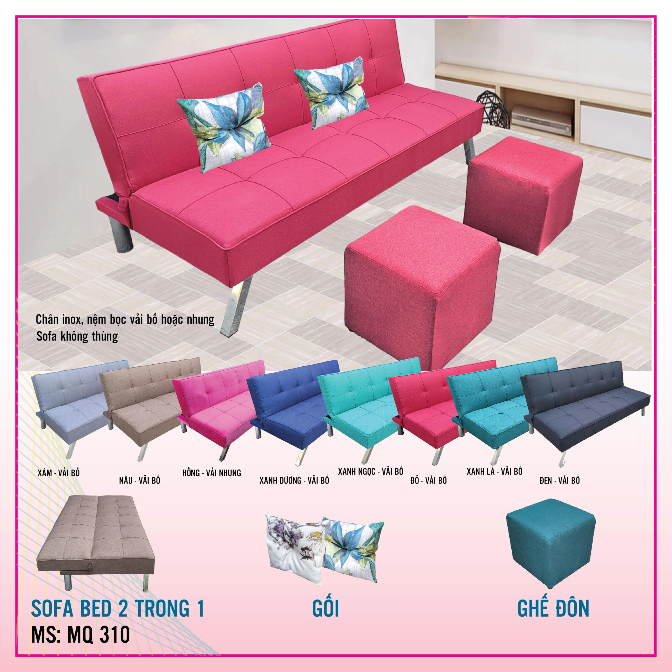 khong gia - Sofa bed 2 in 1 - KHONG tay-01