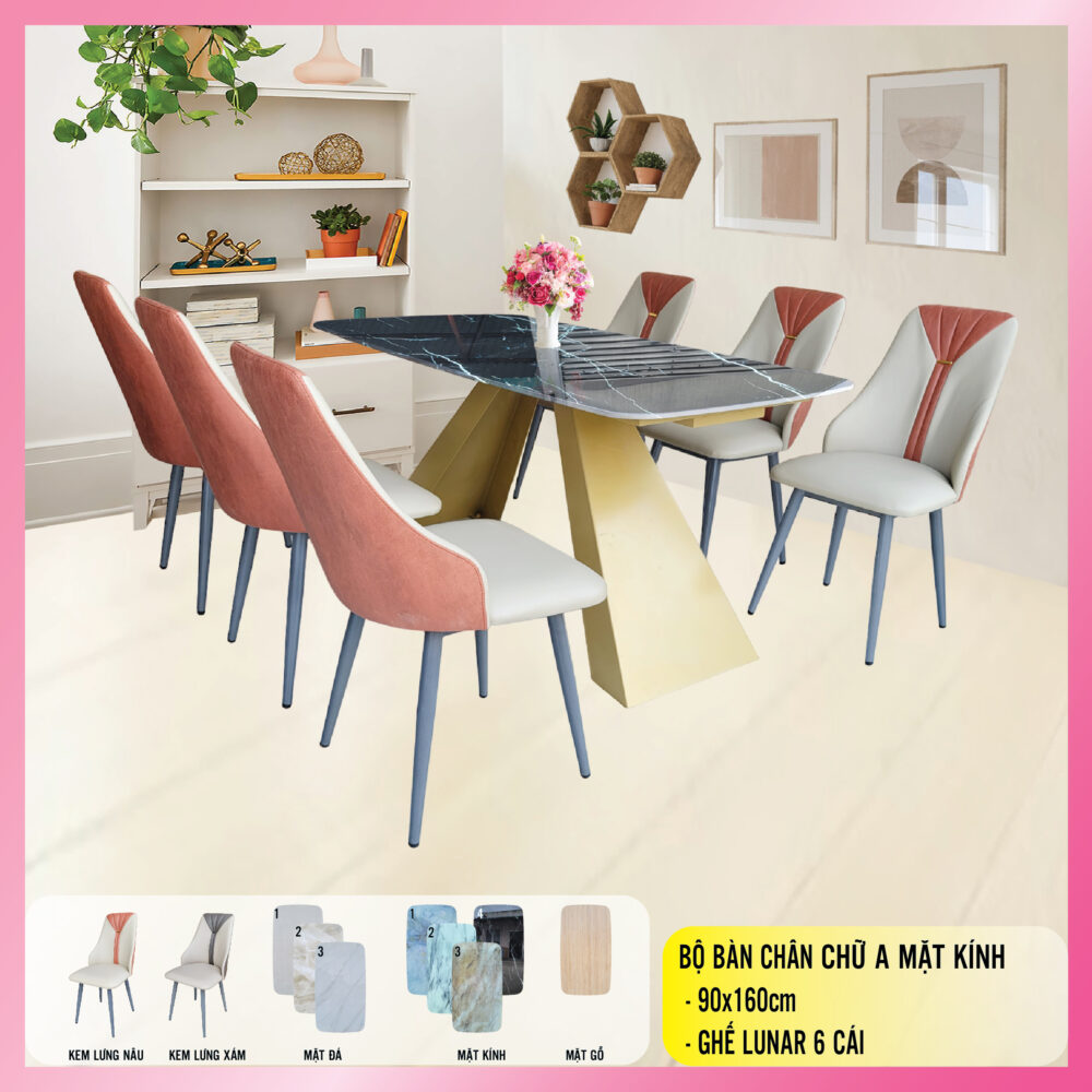 Bàn ăn chân chữ A