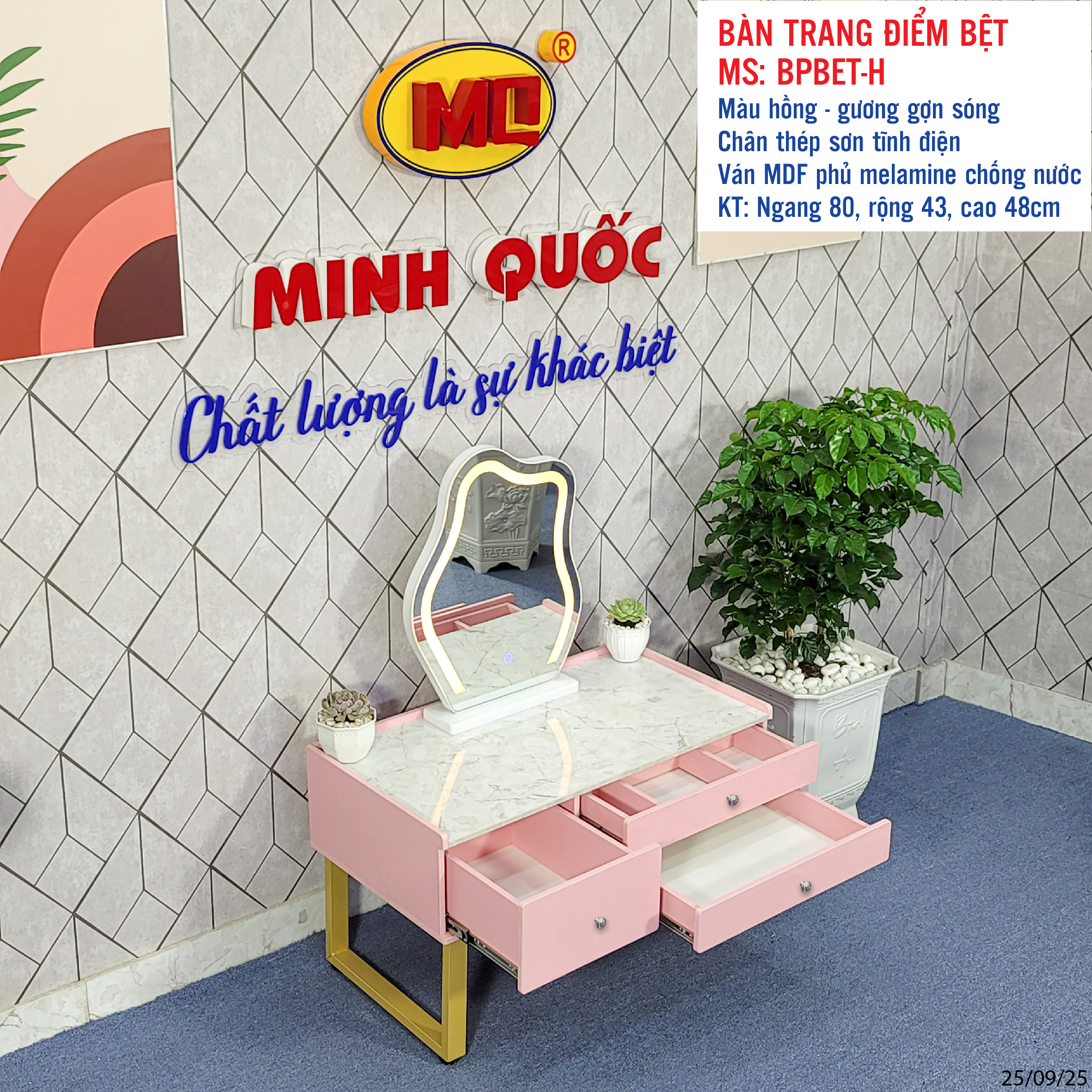BÀN TRANG ĐIỂM BỆT - BPBET