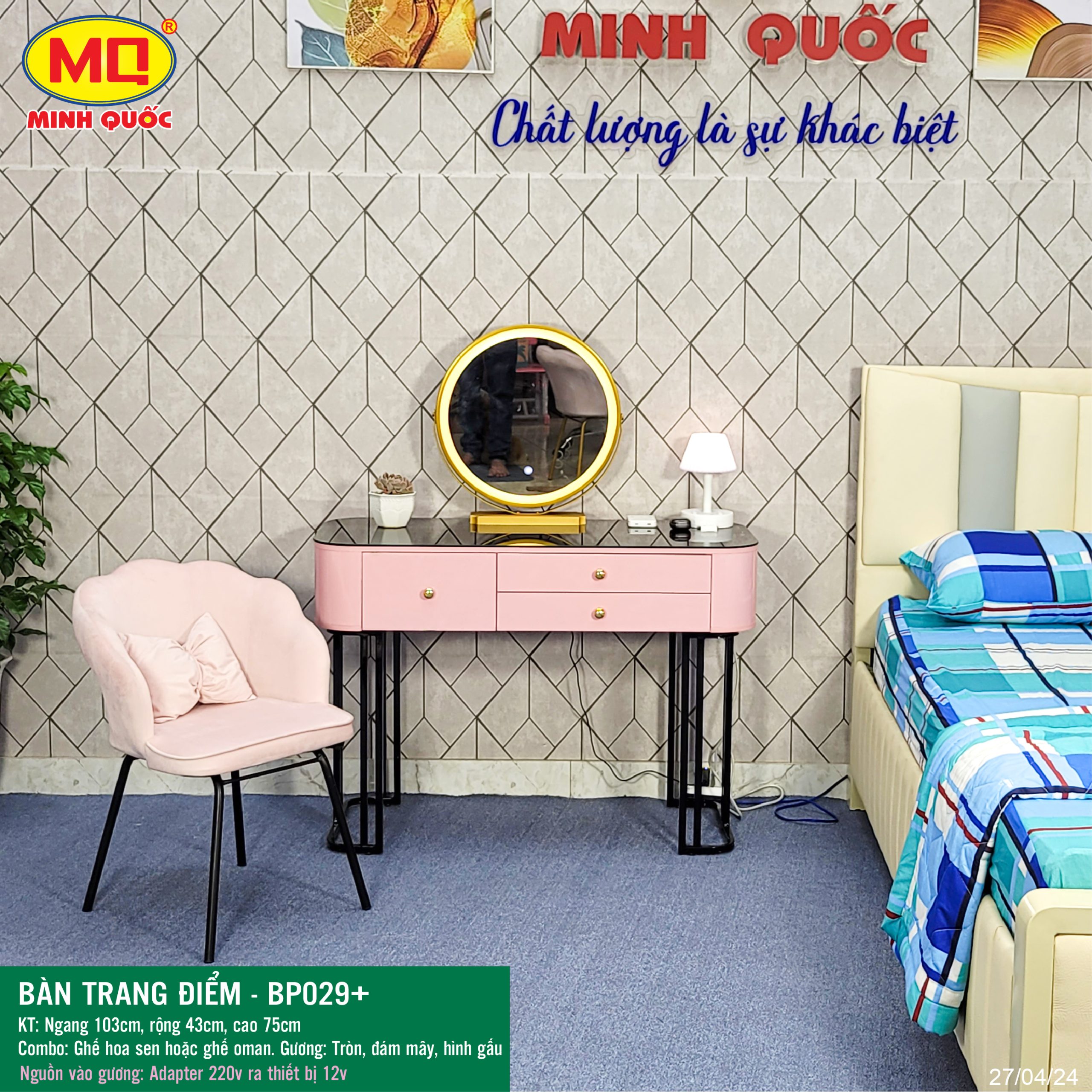Bàn trang điểm BP029+