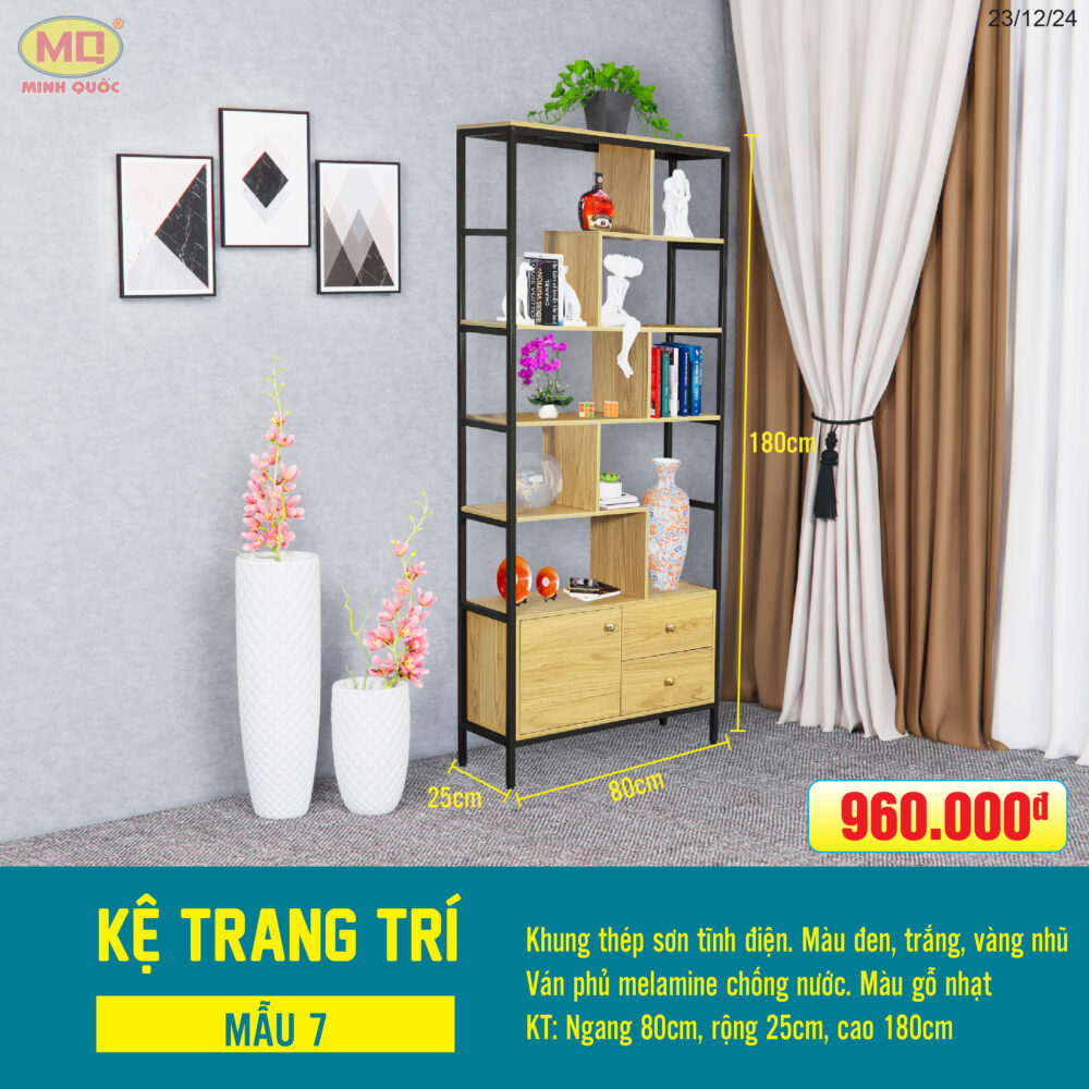 KỆ TRANG TRÍ – MẪU 7