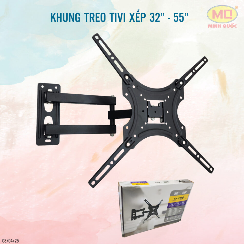 KHUNG TREO TIVI XẾP 32” - 55”